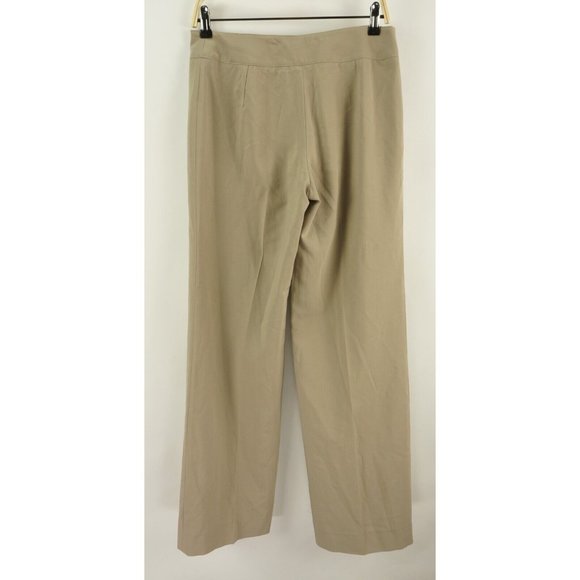 Armani Collezioni Tan Wide Leg Pants - Picture 2 of 7